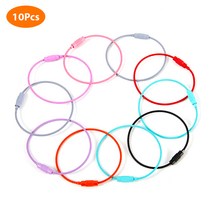 钢圈钥匙扣, 10Pcs