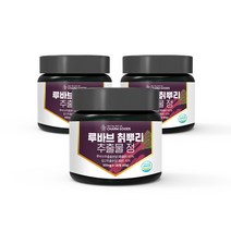 프리미엄 고농축 국내산 루바브 칡 뿌리 추출물 정 백수오 피쉬콜라겐 타트 체리 석류 사과 초모 식초 갈근 함유 복합 부원료 칙 천연 식물성 에스트로겐 루바부 르바브 먹는 법 방법, 3개, 120 정
