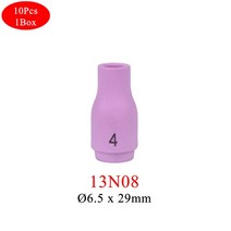 티그 용접기 상자 당 10 개 29mm 13N08 알루미나 노즐 TIG WP9 20 25 용접 토치 액세서리, 01 13N08_01 10pcs, 10개
