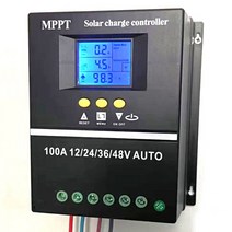 태양광컨트롤러 100a80a60a mpptpwm 태양열 충전 컨트롤러 12v24v36v48v 자동 컨트롤러 도구 lcd 앰프가 있는 태양광 pv 배터리 충전기 듀얼 USB, 100a, 12v 24v 36v 48v 자동