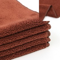 극세사 타월 5P 30X70CM 브라운 응원타올 자동차타올 예쁜수건 미용실타올 미용타올 세안타올 얼굴수건 큰타올 대형타올