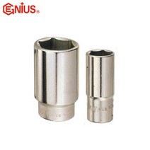 지니어스/6각 12각 롱 핸드소켓/복스알/1/2(12.7mm), 12각 규격11mm