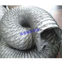 실리콘클립 고열호스 51mm(내경) 10M 250도 주문생산 열풍호스 내열공조용 산업용 집진설비 터널공사현장 흡진 배기 산소공급용 자동차배기가스 후드용 간접열 특수호스 제작판매, 999개