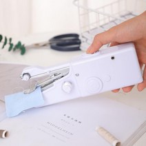 미니재봉틀 바느질 자수기계 공업용 가정용 손 핸드 미싱기 휴대용미싱, 머신 헤드 스퀘어 헤드 화이트 영어(수출품), 단일사이즈