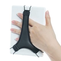 TFY 부드러운 PU가 있는 핸드 스트랩 홀더 손가락 그립 킨들 E리더기와 호환 e리더 15 2cm(6인치) 페이퍼화이트 보야지 오아시스 누크 글로우라이트 플러스 (블랙), Black