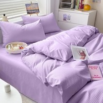 어스 원더 랜드 두껍게 워싱 와플 침대 시트 세트 --매트리스 커버+이불 커버+베개 커버