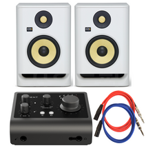 오디언트 iD14 MK2 x KRK ROKIT 5 G4 화이트 스피커 패키지