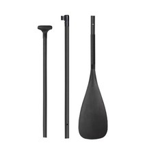 ZJFIT 조정 가능한 스탠드 업 SUP 패들 보드 3 피스 플로팅 휴대용 카약 수상 스포츠 장비, 01 Black