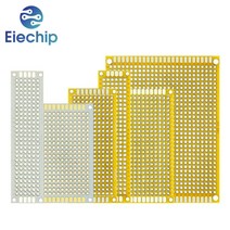 전자회로 키트 책 홍릉 퍼스트북 로호사 PCB 양면 보드 프로토타입 DIY 범용 전자 키트 회로 2x8 3x7 4x, 26 1pcs yellow 2x8cm