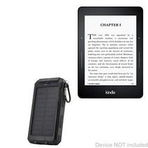 Kindle Paperwhite Battery BoxWave [Solar Rejuva PowerPack (6000mAh)] Solar Powered Backup Power Ban, 1
