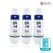 동화약품 잇치 가글 생약성분 잇몸 건강 가글액 치은염 충치 예방 구취 프라그제거, 가글 750ml 3개+헬시링크 마스크1팩