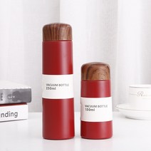 미니 귀여운 커피 진공 플라스크 보온병 150ml 250ml 소용량 휴대용 스테인레스 스틸 여행 물병 보온병, 빨간색, 빨간색