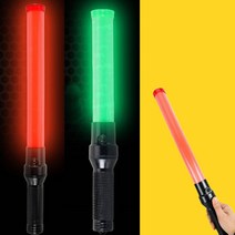 LED 경광봉 미니 신호봉 비상 안전봉 유도봉 주차봉 안전지시봉 건전지, N2257_레드, 1개