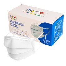 [B1P] 마이닝 MB필터 3중 일회용 마스크 50개 벌크 / 전염병마스크 먼지차단마스크 먼지마스크 멜트브라운필터마스크 3중필터마스크 ( B1P / 30102EA )