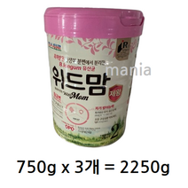 파스퇴르 위드맘 제왕 분유 2단계, 1개, 2250g