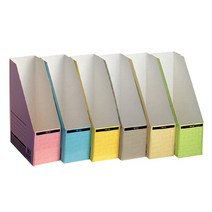 삼각 문서 보존 상자 물품 보관함 도면 거래명세서 5개 이면지함 영수증 지류 서류 분류함 문서함 정리함 사무실 비품 A4 용지 보관 트레이 정리대 종이 정부 화일 박스 파일 꽂이, 회색(400185)