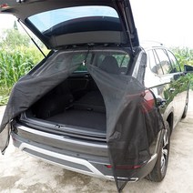 라온파인 차박 트렁크 모기장 자동차모기장 자석 차량 방충망 차량용 텐트 차량 햇빛 가리개 SUV, L(125Cm)