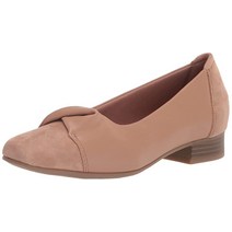 Clarks 여성용 틸몬트 달리아 발레 플랫 브론즈 메탈릭 텍스타일 6.5 Wide 211237, 8.5, Praline Combi