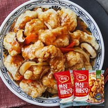 [냉동] 하림 치킨 안심통살 꿔바로우 450g(안심꿔바로우 300g+소스 150g) 2개, 450g