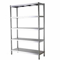 주방 업소용 식기선반 스탠 다단식정리대 5단, 길이 60 폭 35 높이 180 5겹