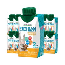 파스퇴르 리뉴얼 킨더밀쉬 2단계 18입 어린이우유 아기우유 성장기아기 1세트, 2세트
