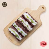 찰떡 완두베기 팥 수제 떡 주문 햅 찹쌀 영양 천일염 당일생산 속이편한 어르신간식 서울유명떡집, 20개입, 75g