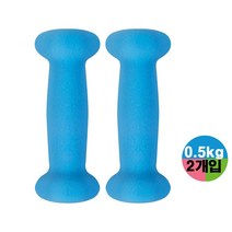 청성기업 스타스포츠 피트니스 네오프렌 아령 2개세트 미용아령, 블루, 0.5kg