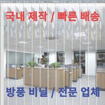 다막지 바람막이 방풍비닐커튼 가정용 업소용 외부공기차단 HACCP 산업용 창고 탑차 보냉 보온, 전체투명무지 2T, 가로500mm, 세로2000mm, 1개
