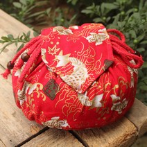 보온물주머니 순면 코튼 탕파 커버 엔틱 화상방지 손난로 천주머니 따뜻함 13CM15CM18CM20CM 2111643268, 비단잉어 (13cm )(불과 한 개