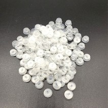 아기 자비츠 버튼 만들기재, 구멍슬리퍼 제작 재료 버클 부자재 만들기 단추 투명, 상세페이지 참조, 1개