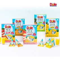 Dole 돌 얼려먹는 아이스팝 후룻팝 100%과즙 얼려먹는주스(62mlx8입)x4팩, 1개, 오렌지팝2+파인애플팝2