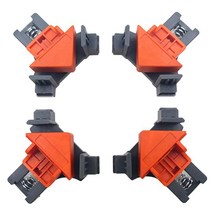 목공 패스트 픽스처 클립 목공 드릴링 로케이터 홀 로케이터 코너 리테이너 5-22mm 두께 나무 4pcs, 보여진 바와 같이, 하나