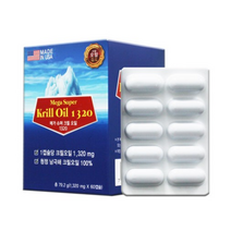 메가슈퍼 크릴 새우 오일 58 1320mg x 60캡슐, 1개, 기본