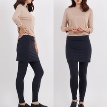 쉬즈미 LGS-803 베이직 4부 치마레깅스 빅사이즈 스커트