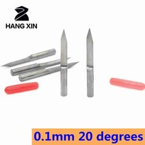 아크릴커터 아크릴재단 10 pcs v 형 초경 조각 및 밀링 커터 cnc 라우터 나무 도구 아크릴 pvc 금속 공작, 03 20 degree 0.1mm