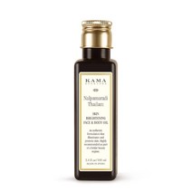 Kama 카마 아유르베다 Nalpamaradi 스킨 브라이트닝 페이스 바디 오일 100ml, 수량