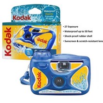kodak 일회용 일회용 2739 노출 사진용 일광HD 전원 플래시 방수 펀세이버, 27 사진 방수