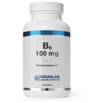더글라스랩 피리독신 비타민 B6 100 mg 250정 Vitamin B6 Tablets, 1통