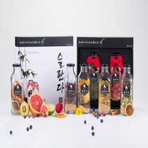 술판다 담금주 키트 500ml 2구 선물세트, 딸기베리/장미
