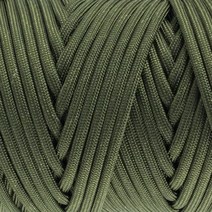 GOLBERG 249.5kg(550파운드) 낙하산 코드 파라코드 - 100% 나일론 군용 사양 타입 III 파라코드 - 정품 군용 사양 타입 III MIL-C-5040-H 파라코드, Camo Green