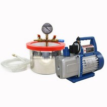 레진 진공챔버 탈포기 수지 기포 제거 펌핑 실험실, S2001+1단1L역류방지펌프VP115, 1개