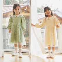 [아동] 플로샤 원피스 ( 2col / XS-2XL ) 여아 외출복 봄 어린이집 자매 등원