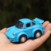클래식카 다이캐스트 자동차 모형 프라모델 미니 올드카 미니어처 모형차 빈티지, 포르쉐 블루