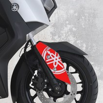 라인컷 야마하 엑스맥스 XMAX300 앞휀다 데칼 로고 스티커 XM-05, 골드유광