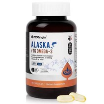 엔젯오리진 알래스카 rTG오메가3 1200mg x 90캡슐, 1개, 90정