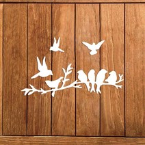 모양 틀 다이컷 Birds on the branch cutting dies 동물 금형 diy 스크랩북 종이 카드 만들기 공예 diecuts, 없음