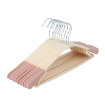 데이리빙 논슬립 수납 플라스틱 멀티 옷걸이 10P 핑크 미끄럼방지옷걸이 옷안늘어나는옷걸이
