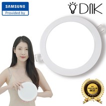 DnK 프리미엄 국산 LED 다운라이트 6인치 매입형, 15W 다운라이트, 주광색(흰빛)