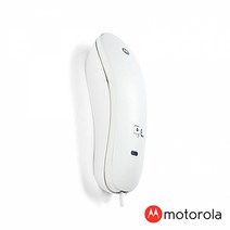 [모토로라] 벽걸이 전화기 CT50 블랙/화이트, 색상:화이트