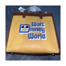 Coach Field Tote Walt Disney World Parks Leather Bag C8551 Honeycomb Multi
